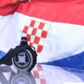 Navijači Zadra tokom meča sa Crvenom zvezdom istakli zastavu Nezavisne Države Hrvatske