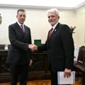 Đurić u oproštajnu posetu primio ambasadora Ukrajine Tolkača