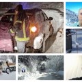 Vanredno u Srbiji zbog snega: Evakuisani meštani mahala oko Vranja, čistač snega ostao zarobljen zbog sletanja i prevrtanja…