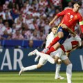 Derbi prvog kola Evropskog prvenstva: Španija – Hrvatska 3:0, kraj poluvremena