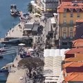 VIDEO Porto odzvanja od navijača Zvezde: Poslušajte feštu koja se čuje sa glavne atrakcije grada