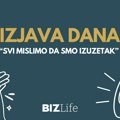 Izjava dana: „Svi mislimo da smo izuzetak“