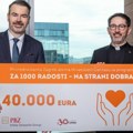 PBZ donirao 40.000 eura programu Hrvatskog Caritasa Za 1000 radosti - Na strani dobra!