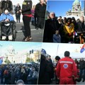 BLOG UŽIVO U toku protest podrške Dijani Hrki koja 11. dan štrajkuje glađu: Roditelji đaka Pete gimnazije protestuju ispred…