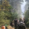 Пожар у Делиблатској пешчари гасе и крагујевачки ватрогасци
