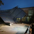 Bezbedno uklonjen deo oštećene krovne konstrukcije na školi TUŠ „Toza Dragović“