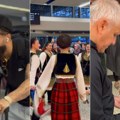 Navijači, kolo, skandiranje: Doček za Partizan u Melburnu (VIDEO)