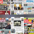 Naslovne strane sutrašnjih novina: Prelistavanje štampe za ponedeljak, 6. oktobar 2025. godine