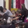 Totalni haos i tuča u Meksiku: Poslanice se posvađale za govornicom, vukle se i za kosu (VIDEO)