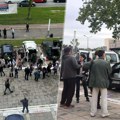 „Dostojni Srbije“ se okupili ispred redakcije Nova.rs, policija obaveštena