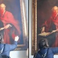 "On je odgovoran za sukob": Propalestinski demonstranti uništili portret istaknutog političara u Engleskoj (foto/video)
