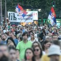 „Kreću u komšiluk“: Skup „Pravda spava vi-nećete“ na uglu Bulevara kralja Aleksandra i Ruzveltove ulice