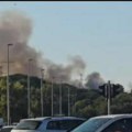 Požar na Bežanijskoj kosi Gust dim se vidi i iz drugih delova grada