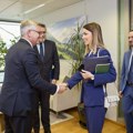 Mesarović sa Brunerom u Briselu: Srbija usmerena ka evropskom putu