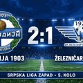 Šumadija nastavila sjajan niz: Todorović i Borovina za veliku pobedu protiv Železničara