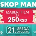 "Bioskop manija" 21. avgusta u bioskopima "Cine Grand Delta Planet" i "Vilin Grad"