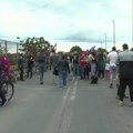 Blokada nadvožnjaka u ulici Dr Jovana Ristića
