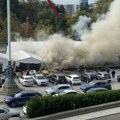 Požar i pucnjava u Ćacilendu: Jedna osoba ranjena, Vučić najavio vanredno obraćanje (VIDEO)
