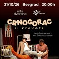 Predstava „Crnogorac u krevetu“, MTS dvorana, Beograd, 21. oktobar 2026. godina