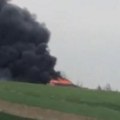 Veliki požar kod Šapca: Goreli kuća i magacin, vatra išla ka naselju, vatrogasci je zaustavili (video)