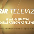 Kurir televizija nastavlja dominaciju u gledanosti kolažnih kablovskih televizija u Srbiji