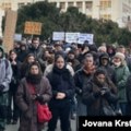 Protest ispred Skupštine Novog Sada