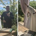Sveštenik zaprepastio mladence Kristijana i Valentinu: Pogledajte potez sa svadbe koji je usledio posle "amin"