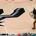 Hit! Slepi miš prekinuo meč u NBA ligi, maskota obučena kao betmen ga jurila po terenu (video)