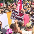Studenti i sindikati pred Nemanjinom 11, zajedno za dostojanstvo