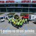 Aerodrom Morava, već 5 godina na strani putnika