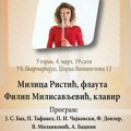 Bah, čajkovski, bacini: Koncert Milene Ristić i Filipa Milisavljevića u "Gvarnerijusu"