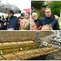(Foto) predsednik Vučić obišao gradilište Ekspo projekta: „Ovo su velike, strateške stvari za Srbiju, nacionalni stadion biće…