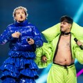 Baby Lasagna i Karija napravili haos na sceni Evrovizije: Publika ih pozdravila ovacijama