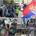BLOG UŽIVO Napeto ispred DIF-a u Novom Sadu: Dekan skida plakate sa zgrade, studenti ulaze kroz prozor, posle koškanja na…