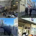 BLOG UŽIVO Studenti ulaze kroz prozor na DIF, koškanje sa policijom na ulazu