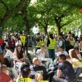 FOTO i VIDEO: Trinaest dana blokade novosadskog suda – traži se sloboda za aktiviste i čeka odluka "apelacije"
