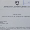 Leposavić: Vlasti naložile srpskim porodicama iseljenje