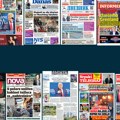 Naslovne strane sutrašnjih novina: Prelistavanje štampe za četvrtak, 22. januar 2026. godine
