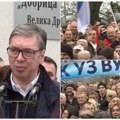 (Uživo) Hvala vam što ste uvek bili uz Srbiju: Predsednik Vučić u Velikoj Drenovi na otvaranju rekonstruisane najstarije škole…