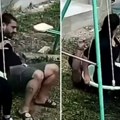 Darko Lazić hteo na ljuljašku, pa se slomio: Sigurnosne kamere uhvatile ovo, Kaćina objava nasmejala sve