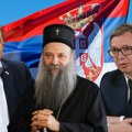 Vučić, Dodik i patrijarh Porfirije razgovarali o najvažnijim nacionalnim pitanjima u manastiru Osovica