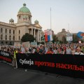 Ispred Narodne skupštine počeo 18. protest Srbija protiv nasilja