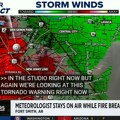Šok u programu uživo! Meteorolog upozoravao na tornado, usledio haos u studiju: Zabeležen neverovatan snimak