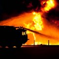 Ugašen požar u zoni aerodroma i skladišta nafte u Sočiju