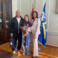 Prijem za Lidiju Trmčić u kabinetu gradonačelnice (VIDEO)