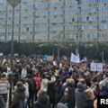 Protest ispred Ministarstva prosvete u Beogradu