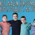 Fondacija Jedro: Za lečenje pet dečaka potrebno još 175.000 SMS poruka