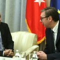 Vučić primio u oproštajnu posetu ambasadora Turske Hamija Aksoja