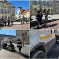 (Video, foto) radovi na trgu slobode Popunjavaju se rupe i pukotine