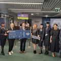 Upravo poleteo! Prvi direktan let Er Srbije iz Beograda za Tbilisi! Leteće triput nedeljno, pogledajte kakva je bila atmosfera…